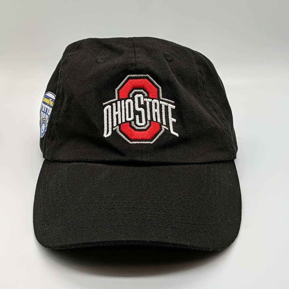 Ohio State Black Embroidered Cotton Ball Cap